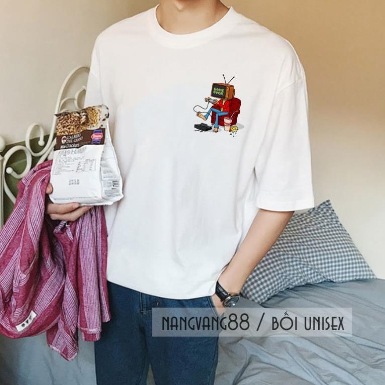 HOT- Áo tay lỡ unisex cá tính phong cách - siêu rẻ