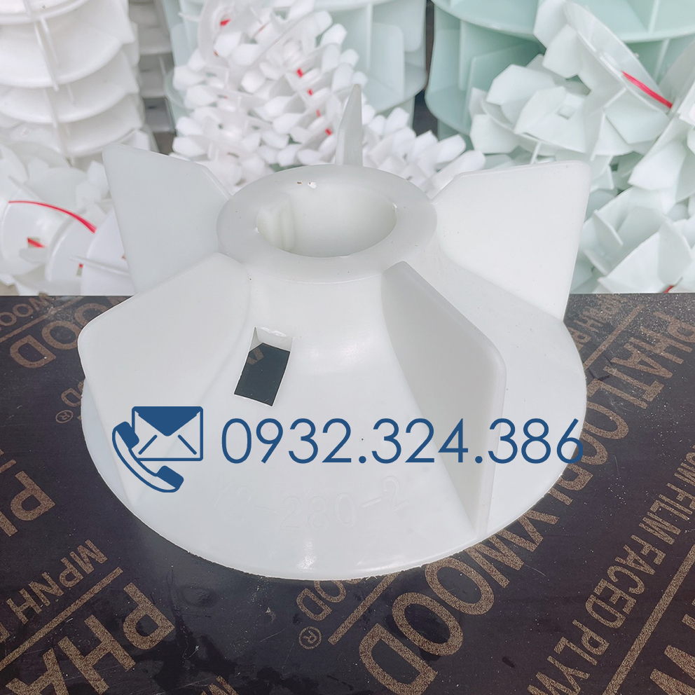 Cánh quạt làm mát động cơ Y2-280-2 đường kính lỗ trục 68mm đường kính ngoài 279mm