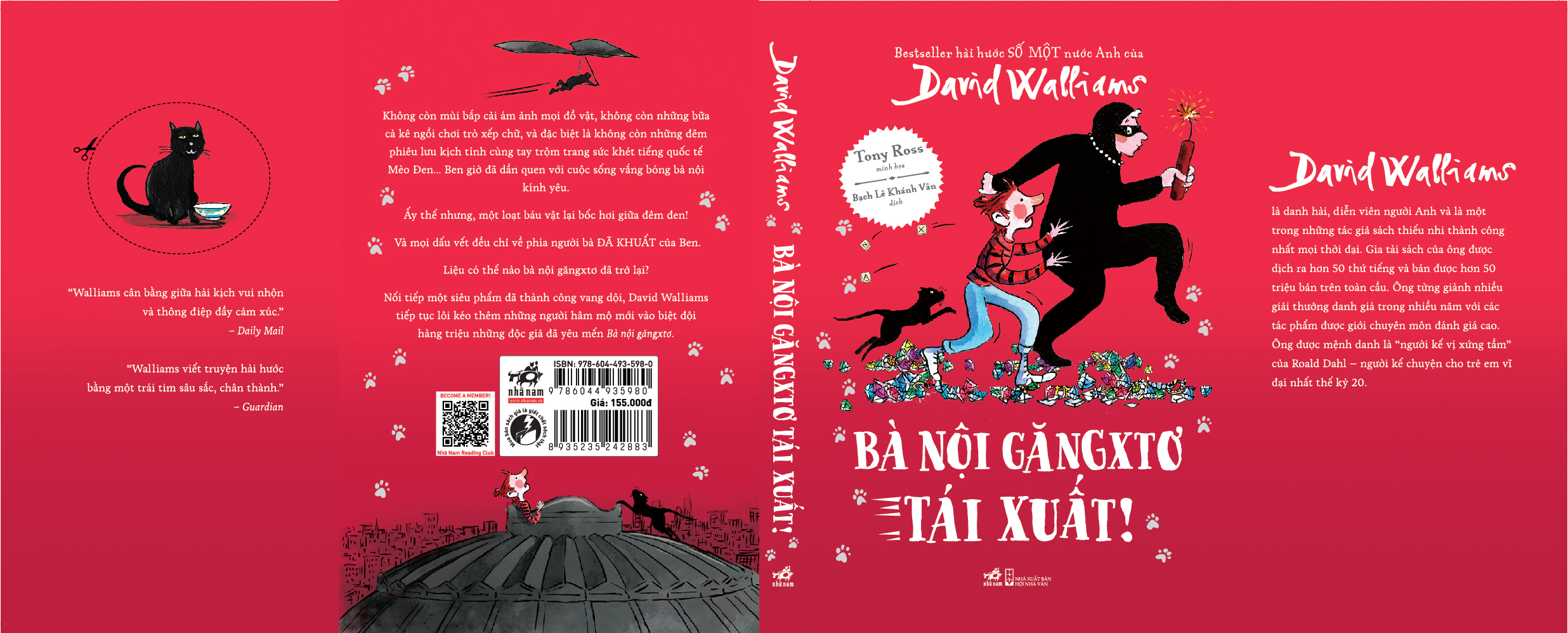 Sách - Bà nội Găngxtơ TÁI XUẤT! (David Walliams) (Nhã Nam Official)