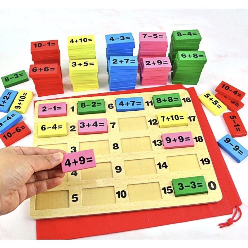 DOMINO TOÁN HỌC 110 pcs kèm túi