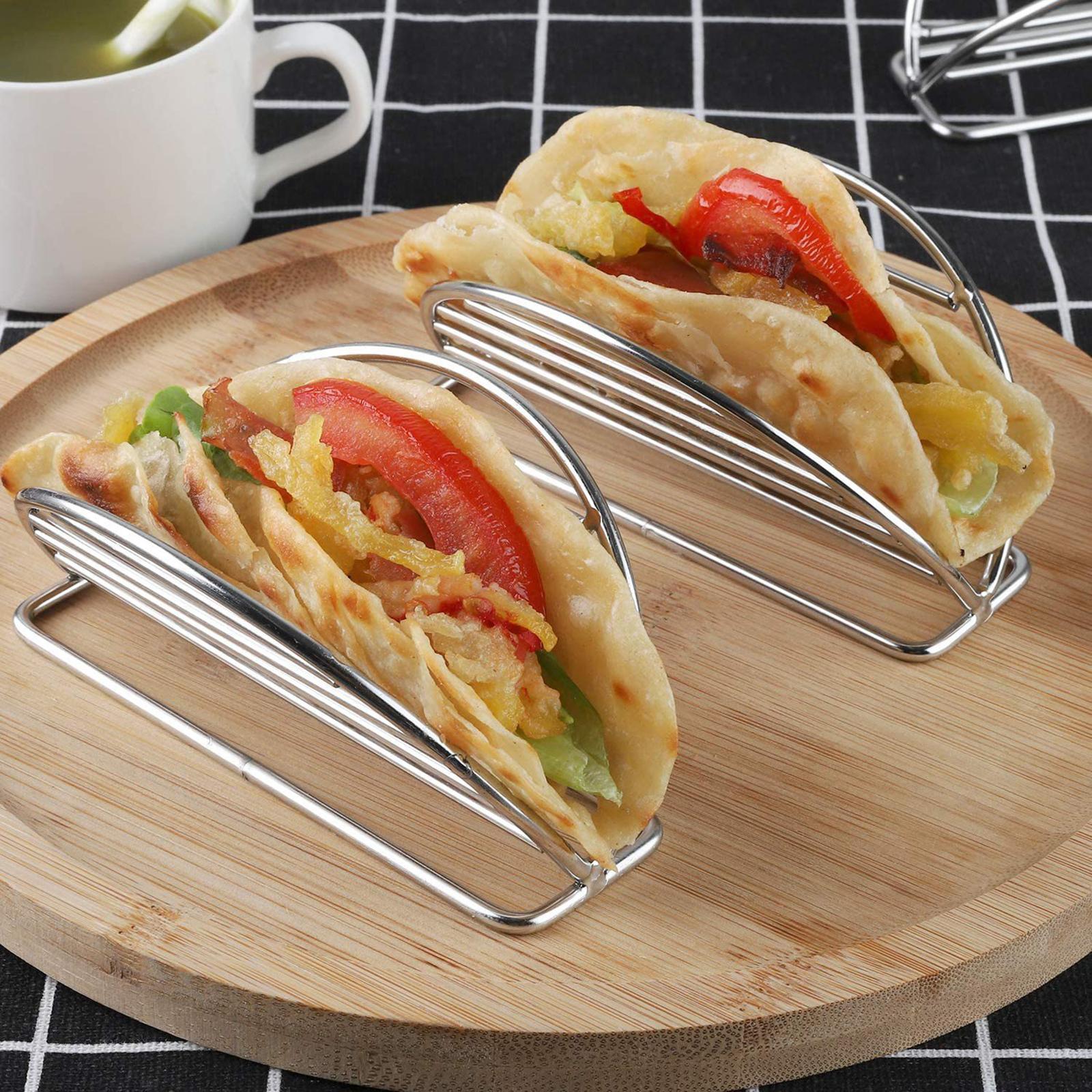 Stainless Steel Taco Rack, Taco Shells Holder Stand for Kitchen Home Restaurant