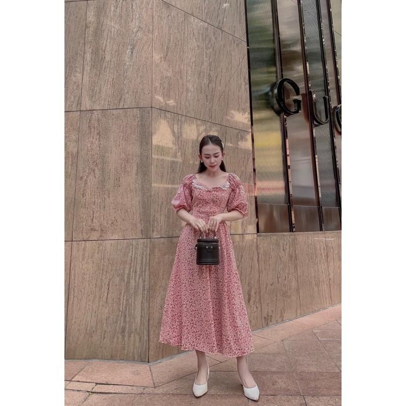 155 - ĐẦM HOA VIỀN NGỰC TRẮNG