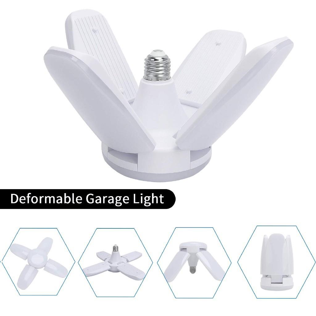 Bóng đèn LED cánh quạt xếp ánh sáng trắng - Bóng đèn led hình 4 cánh quạt 65w siêu sáng