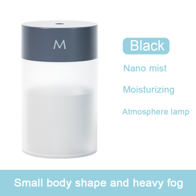 360ML Máy Tạo Độ Ẩm Không Khí Siêu Âm Khuếch Tán Hương Thơm Di Động Xông Phòng Máy Phun USB Tinh Dầu Atomizer Đèn LED Nhà, Xe Ô Tô