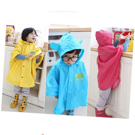 Áo Mưa Cho Bé Nhỏ Trẻ Em KOJMAC Raicoat Kids ( Tặng Túi Đựng Bộ Quần Áo Cao Cấp smally 2 3 4 5 6 7 8 10 11 12 tuổi đẹp Hàng Chính Hãng )