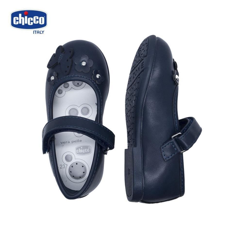 Giầy búp bê định hình vòm bàn chân bé Butterfly Chicco - Xanh Navy