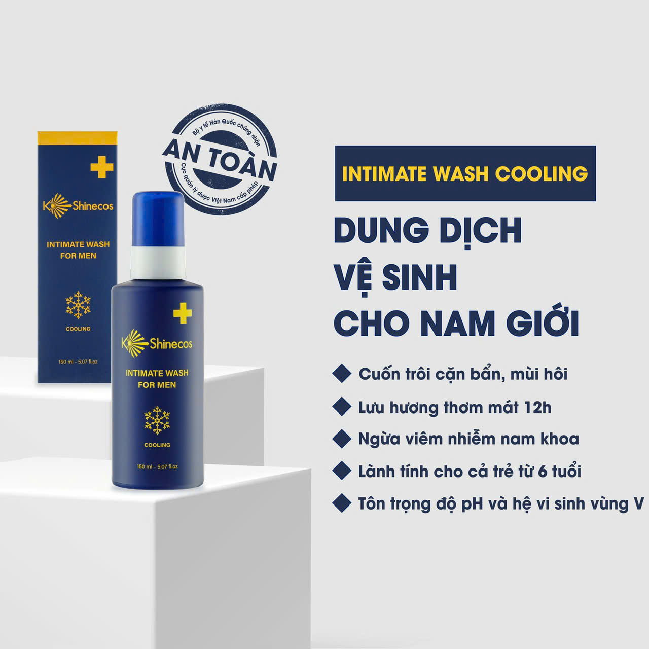 Dung Dịch Vệ Sinh Nam - Intimate Wash Cooling 150ml