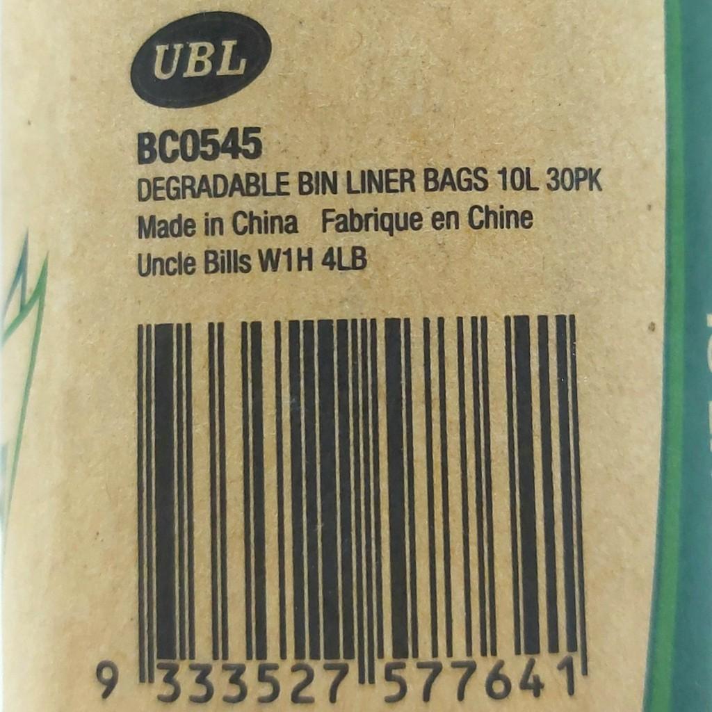 Túi rác tự phân hủy 27L 25 cái Uncle Bills BC0547