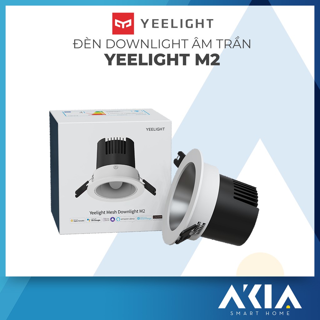  Đèn LED Downlight/ Spotlight Âm Trần Thông Minh Yeelight M2 , 2700-6500k , Hỗ trợ Apple Homekit - Hàng Chính Hãng - Bản Quốc Tế