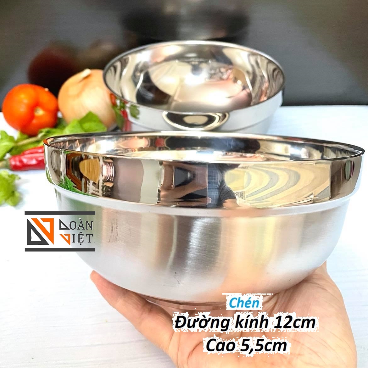 COMBO 5 CHÉN INOX 2 lớp CÁCH NHIỆT CAO CẤP - Bộ 5 Chén Bát chất liệu 100% INOX, với kiểu dáng Hàn Quốc SANG TRỌNG. Bộ dụng cụ chuyên phuc vụ bàn ăn ĐẴNG CẤP cho mọi GIA ĐÌNH và Nhà Hàng