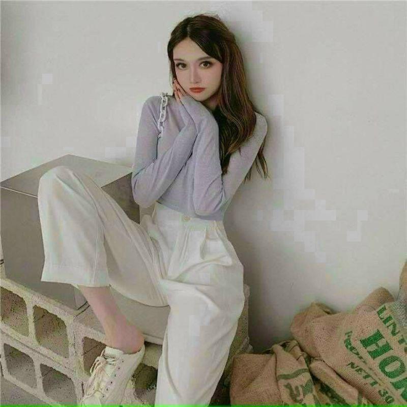 QUẦN SUÔNG NÚT 4 màu