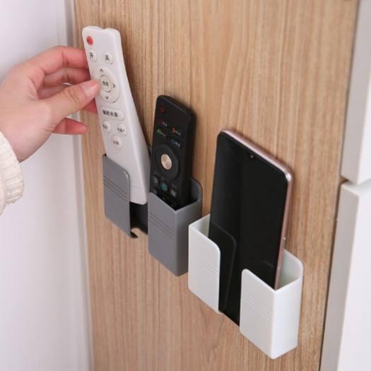 BỘ 2 GIÁ ĐỠ ĐIỆN THOẠI/ REMOTE DÁN TƯỜNG KHÔNG CẦN KHOAN ĐỤC TIỆN LỢI SIÊU BÁM CHẮC