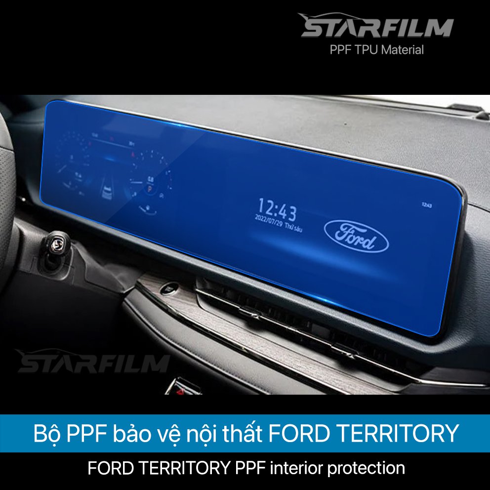 Ford Territory 2023 PPF TPU nội thất chống xước tự hồi phục NEW