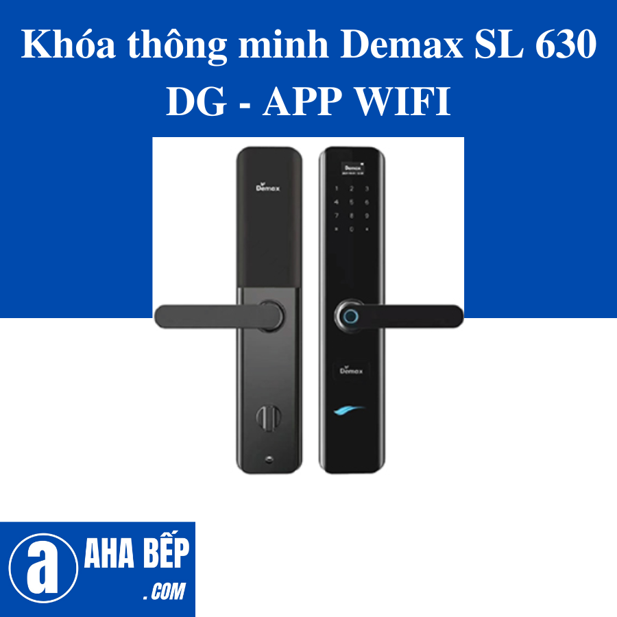 Khóa thông minh Demax SL 630 DG - APP WIFI. Hàng Chính Hãng