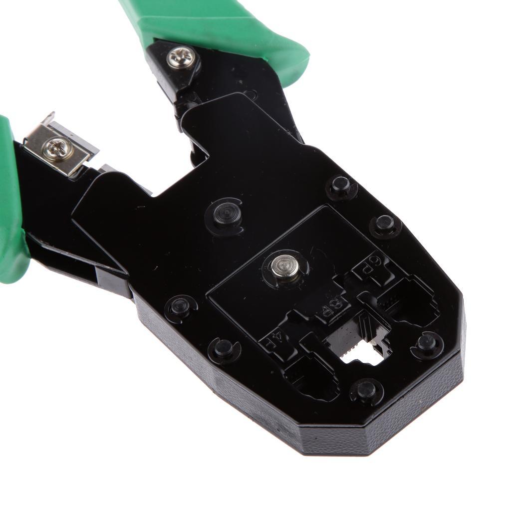 Network LAN Kit Cat5e RJ11 PC Cable Tester Crimping Crimper Punch Tool