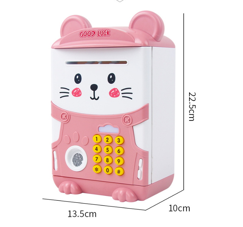 Két Sắt Mini Có Mã Khóa & Vân Tay Cho Bé.