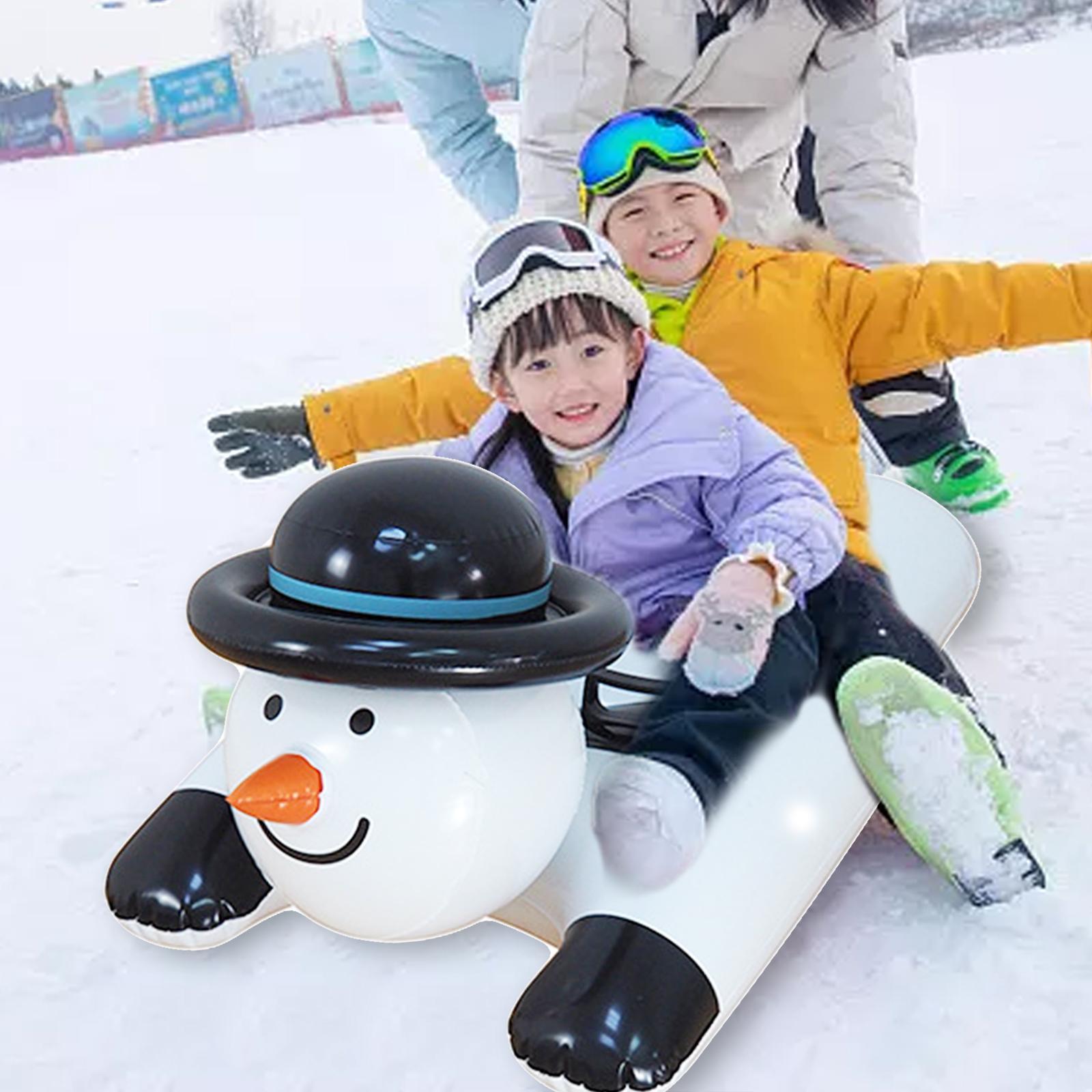Inflatable Snow Tube Heavy Duty Snow Sled for Children Adult