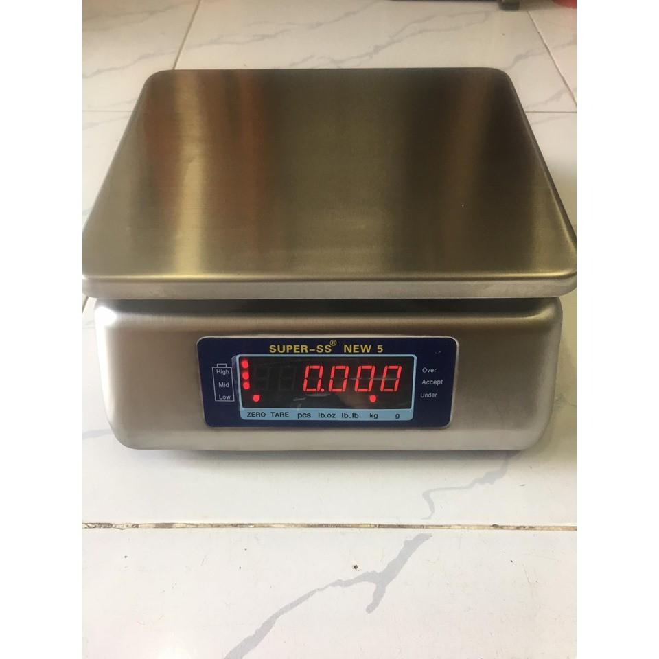 Cân điện tử SUPER SS - Cân thủy sản chống nước 3kg/15kg/30kg