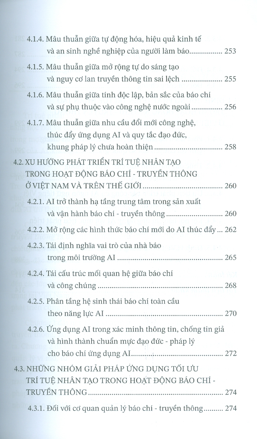 Trí Tuệ Nhân Tạo Trong Hoạt Động Báo Chí - Truyền Thông (Sách Chuyên Khảo)