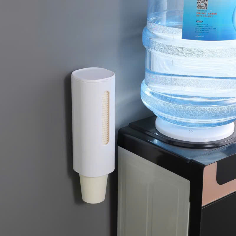 Hộp đựng ly giấy treo tường, hộp đựng ly nhựa, giá để cốc giấy có móc treo, giá đựng cốc nhựa