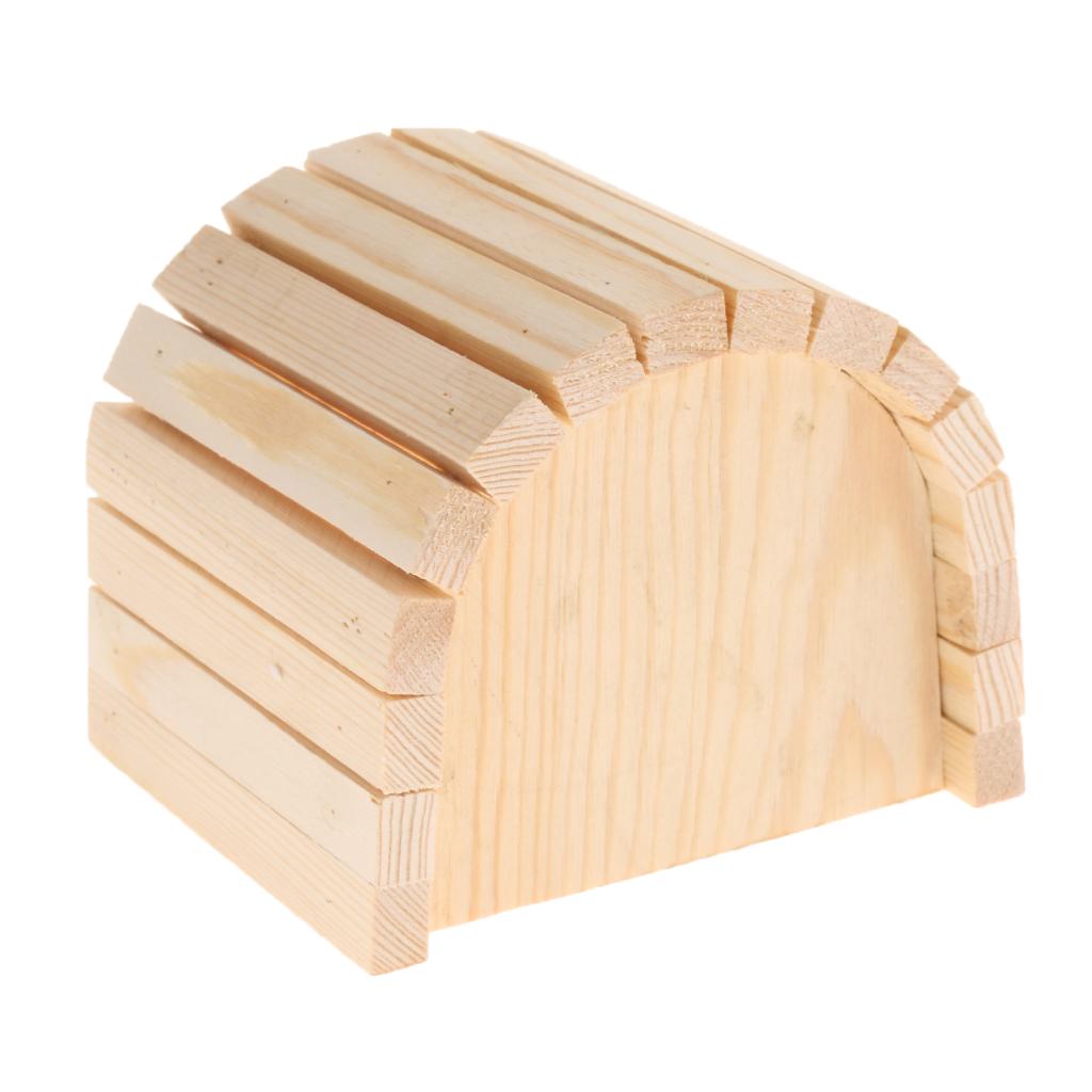 Wooden Hamster House Hamster Toy Gerbil Chew Toys Small Pets House