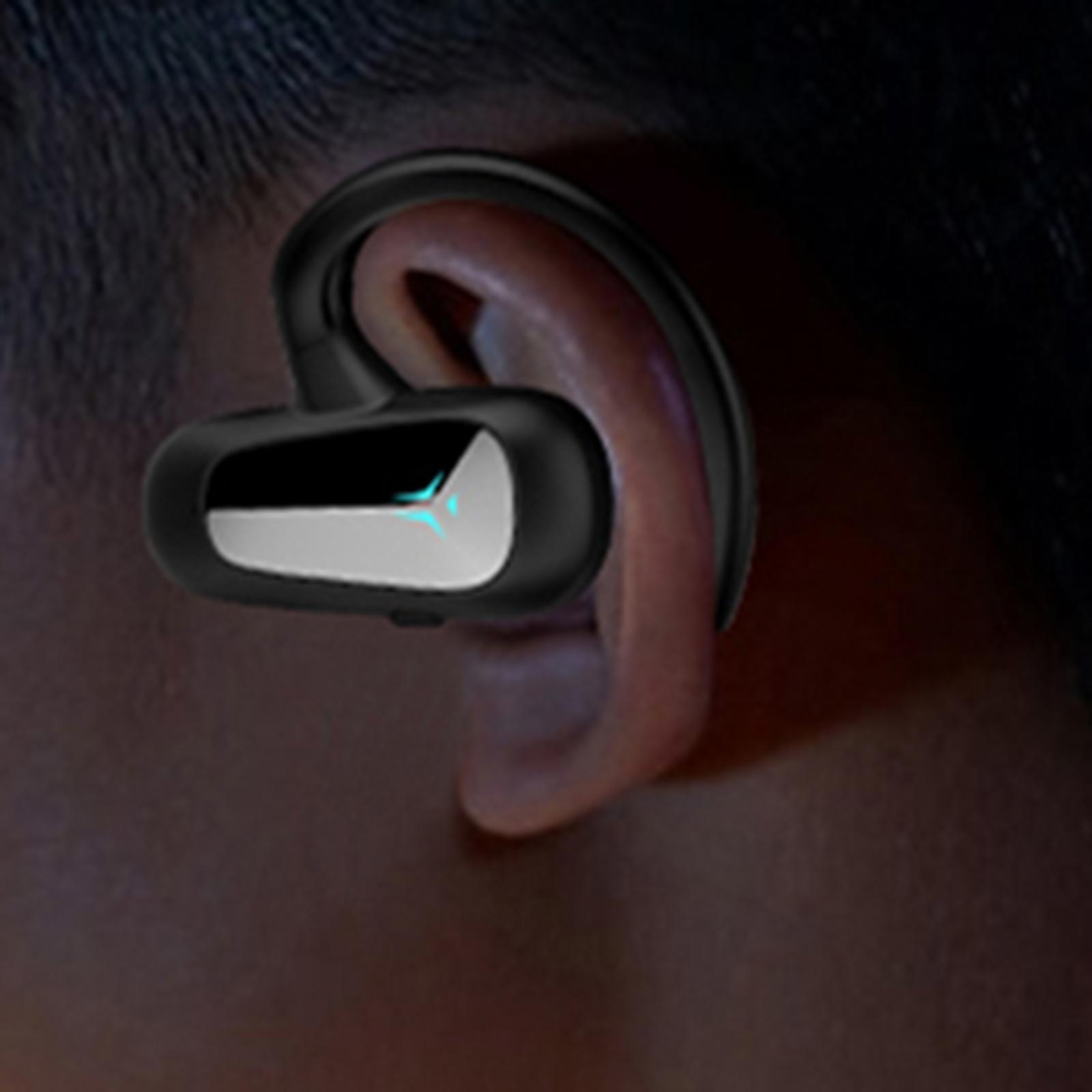 Wireless Headset Built in Microphone HiFi V5.2 for Sports Fitness Workout Black