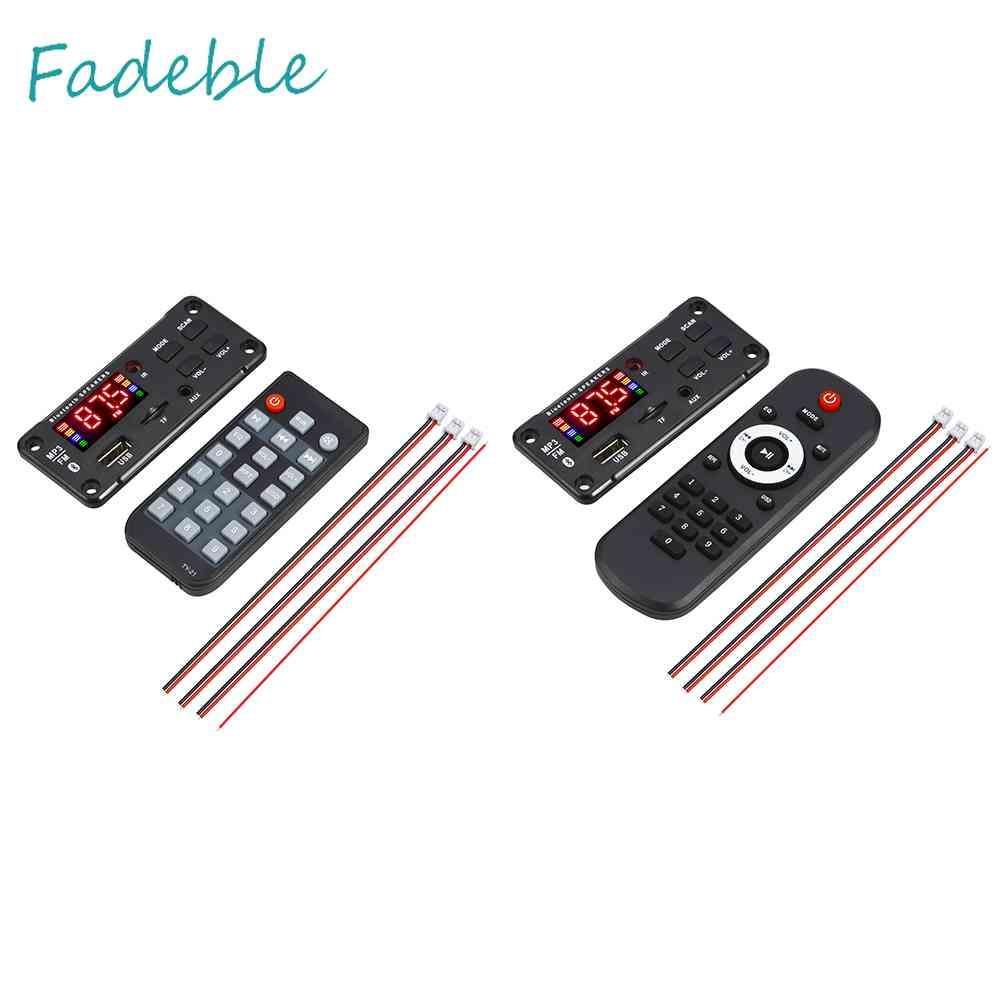 Bản Mạch Giải Mã Máy MP3 12V Bluetooth 5.0 2 X 40W 80W Chuyên Dụng Cho Xe Hơi
