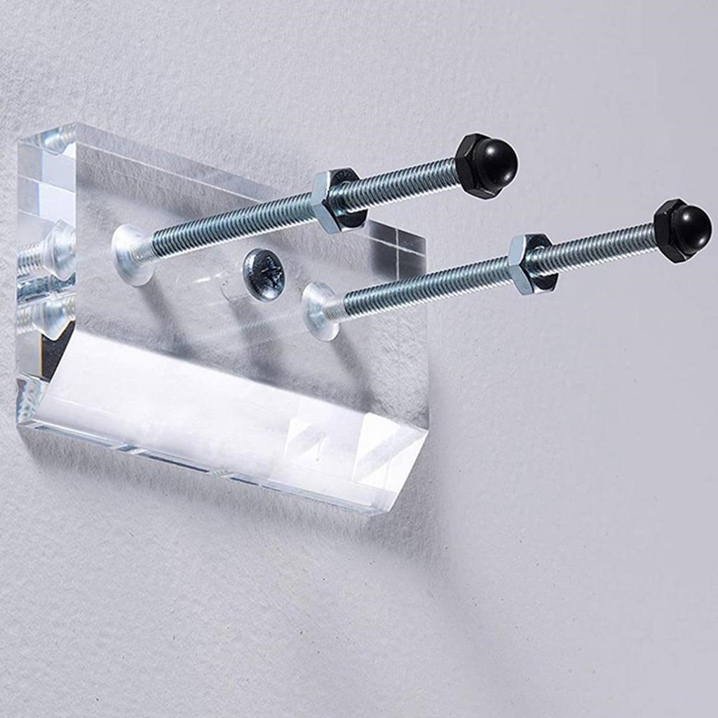 3x Skateboard Wall Hanger Wall Mount Floating for Skateboard Skis