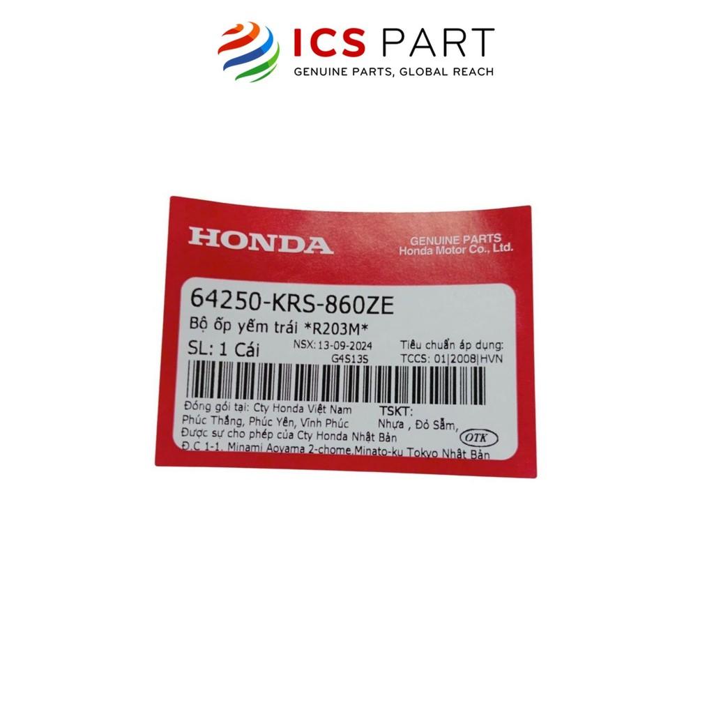 Cánh Yếm Trong Trái HONDA Wave 100 Đỏ Đun R203M (Có Tem) (64250KRS860ZE)