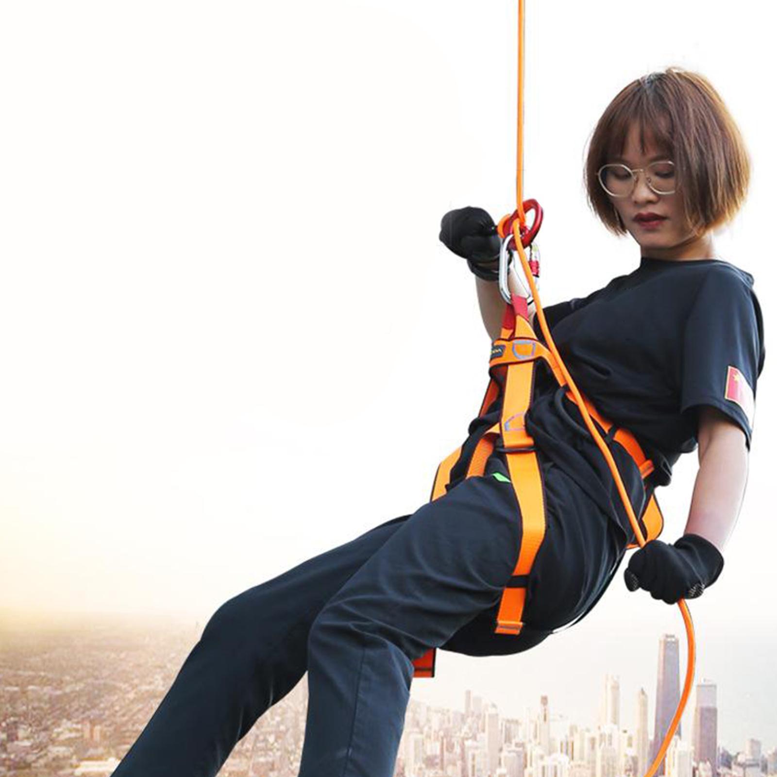 Climbing Rope Descender Rappelling Device Stop Rescuing Rappel