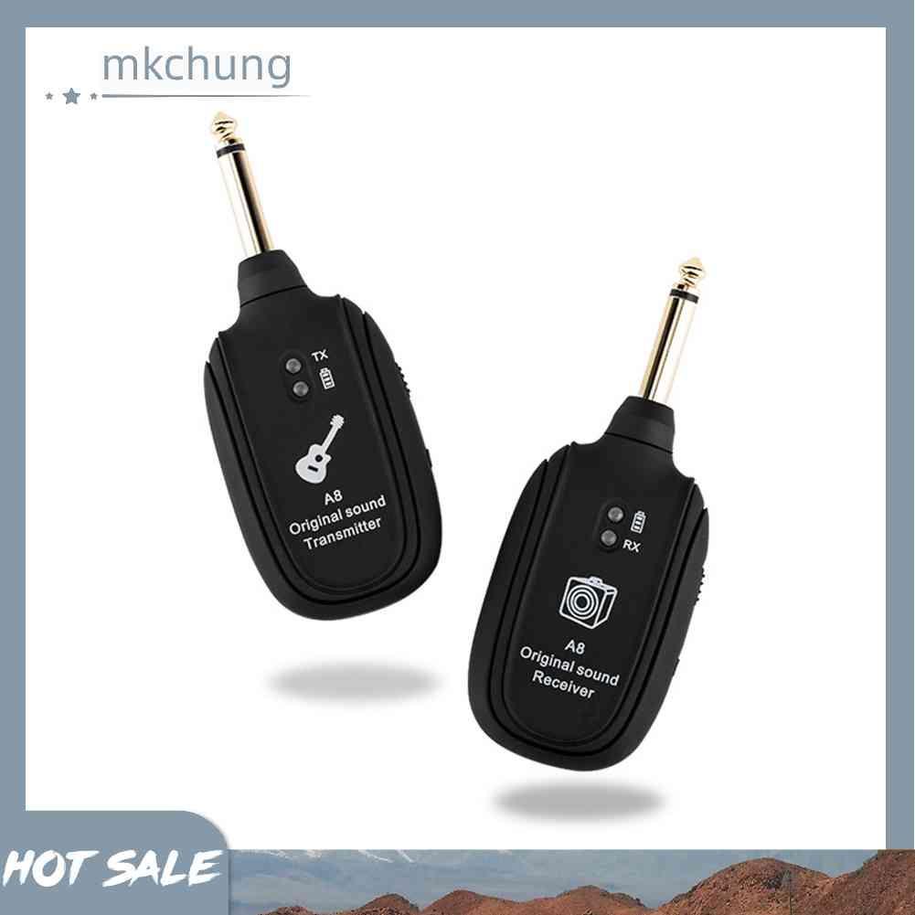 Thiết Bị Nhận Tín Hiệu Âm Thanh Không Dây A8 UHF Cho Đàn Guitar Điện
