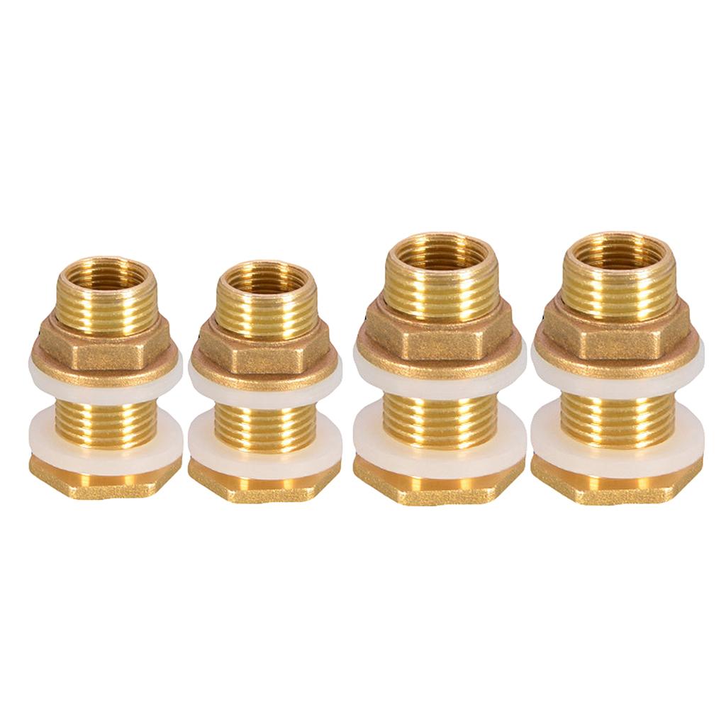 Pack of 4 Water Tank Connector Garden Hose Adapter Easy to Install DN15 DN20