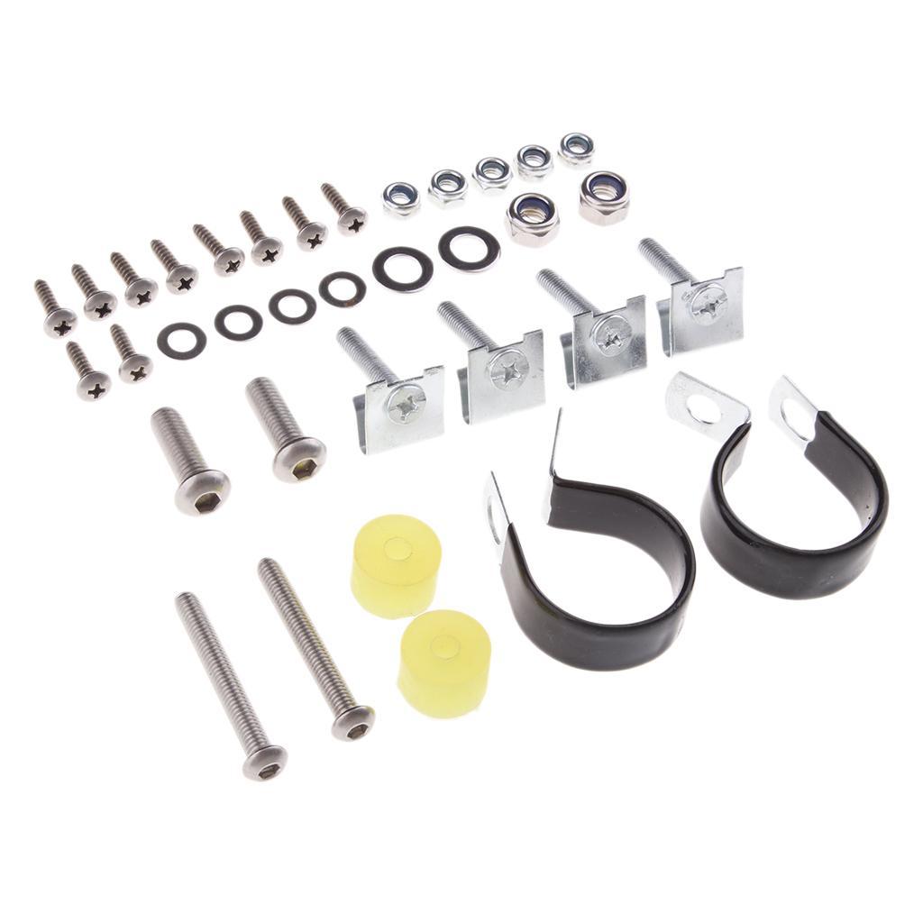 Lower Vented Fairings Kit Clamps Clipsfor   1996-2013