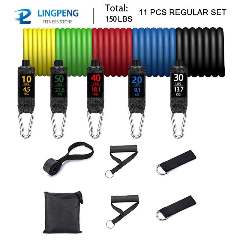 Fitness Pull Rope Yoga Rubber Band Elastic Belt Upgrade Training Belt Pilates Fitness Equipment Combination Gym Traction Rope
