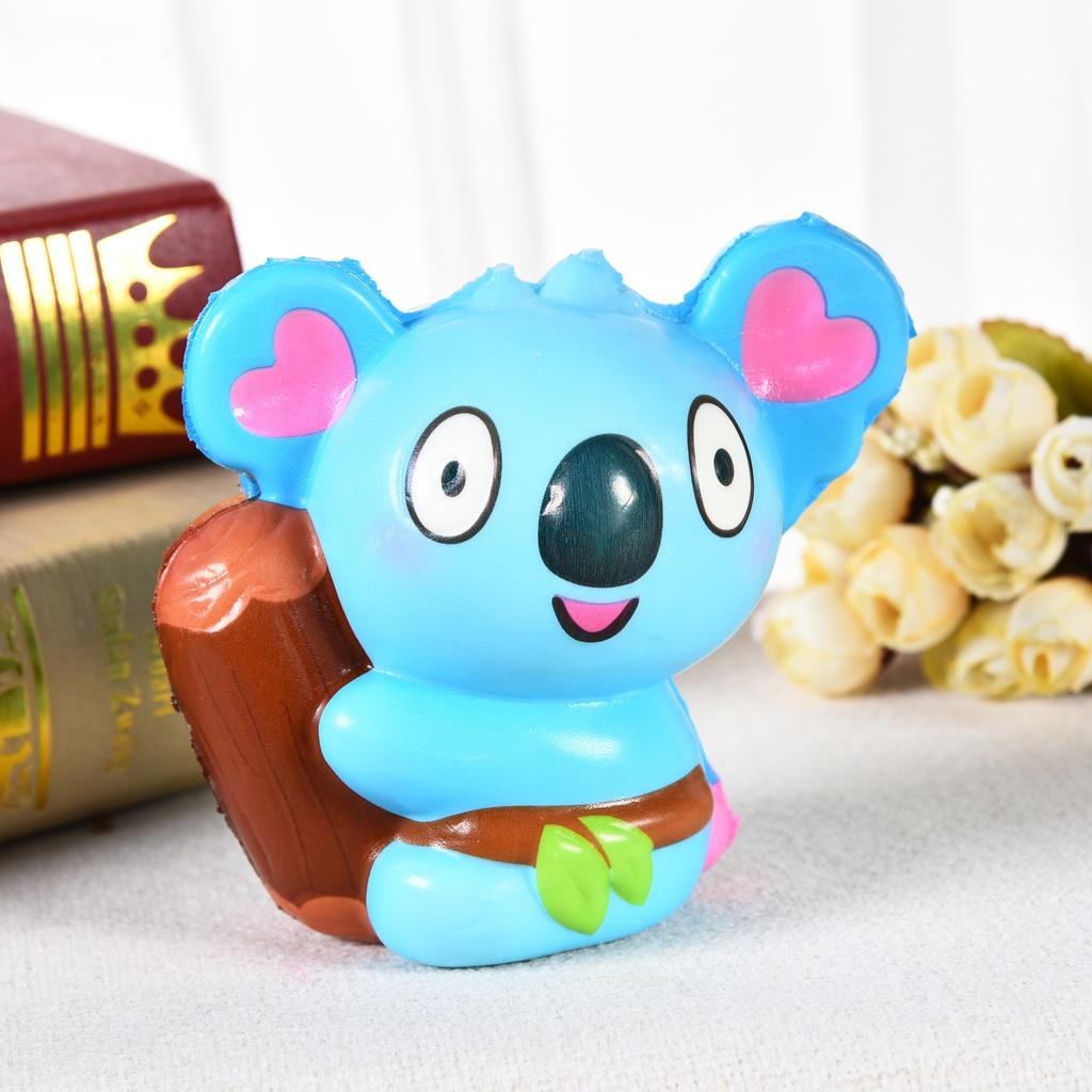 Squishy Lớn JUMBO Hình SÓC ÔM GỐC CÂY Đồ Chơi Xốp Giảm Stress Hình mềm mịn dễ Thương đàn hồi Cho Bé