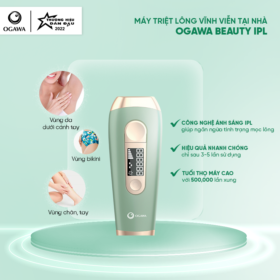 Thiết bị triệt lông cầm tay XPRE134 OGAWA Beauty - Hair Removal Device