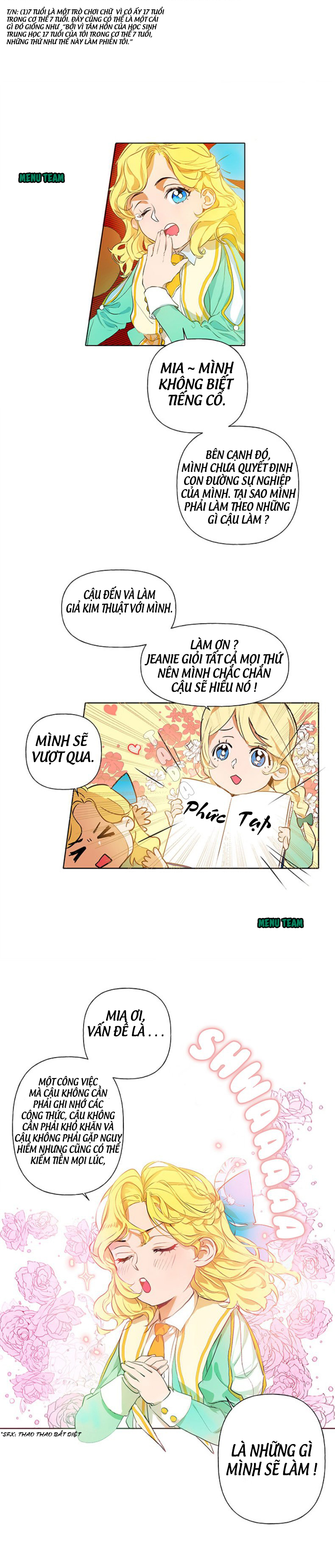 Nhà Nguyên Tố Tóc Vàng Chapter 2 - Next Chapter 3