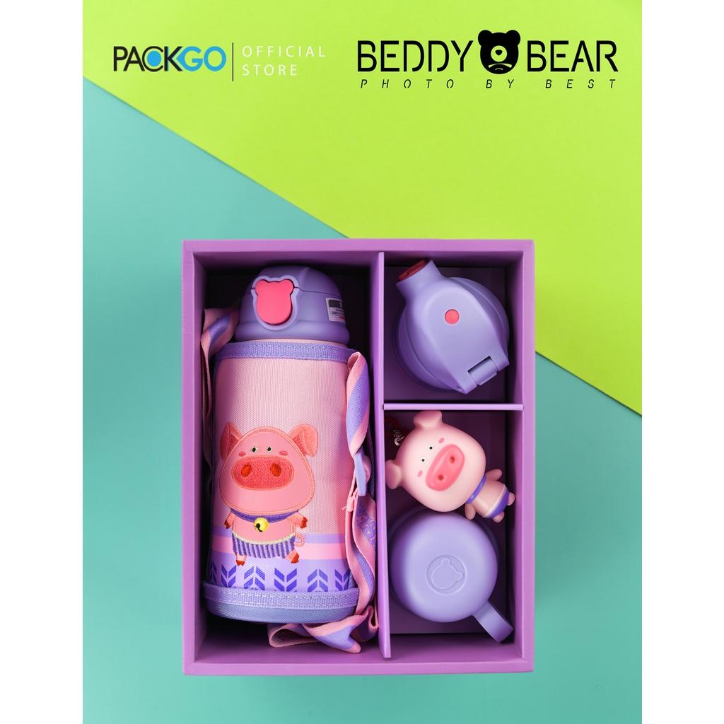 Bình giữ nhiệt cho Bé Trai hoặc Gái / Chính hãng 100% BEDDYBEAR/ BEDDY BEAR/ họa tiết cho Heo / phù hợp Bé từ 2 tuổi trở