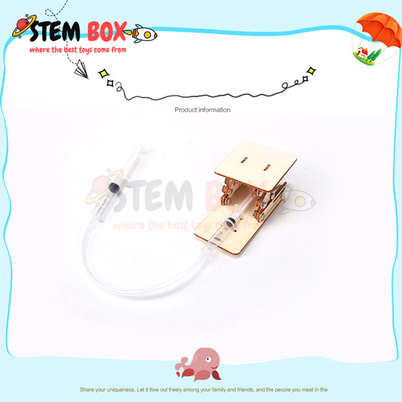 Đồ chơi STEM bộ lắp ghép xe nâng thủy lực - Trò chơi DIY STEM BOX