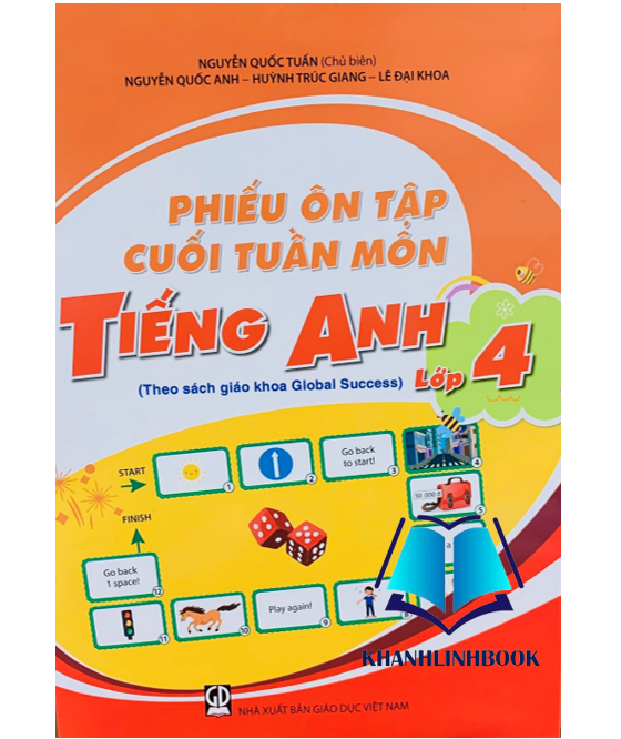 Sách - phiếu ôn tập cuối tuần môn tiếng anh 4