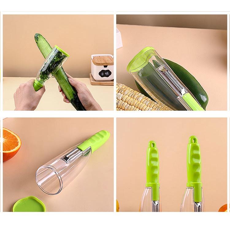 Dụng Cụ Gọt Vỏ Rau Củ Quả Kèm Hộp Đựng Tiện Lợi