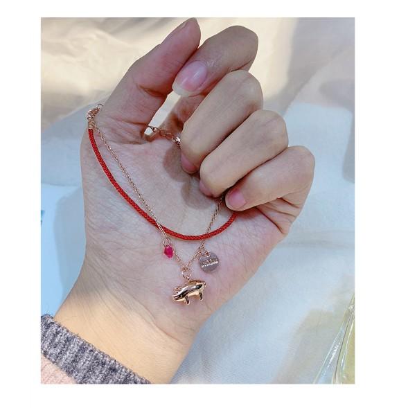 Vòng Tay Bạc 925 Phong Cách Hàn Quốc