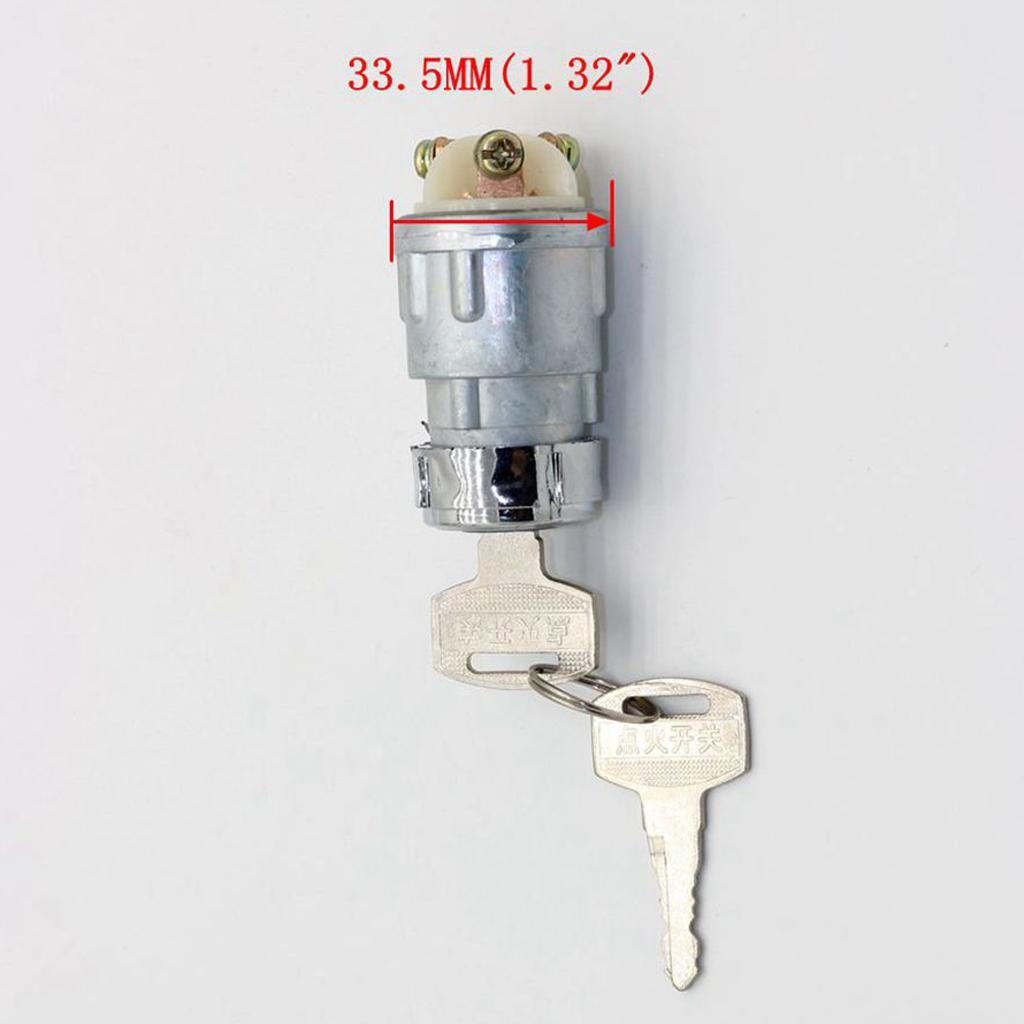 12V Car Motorcycle Bike Boat Universal Ignition Key Switch Barrel