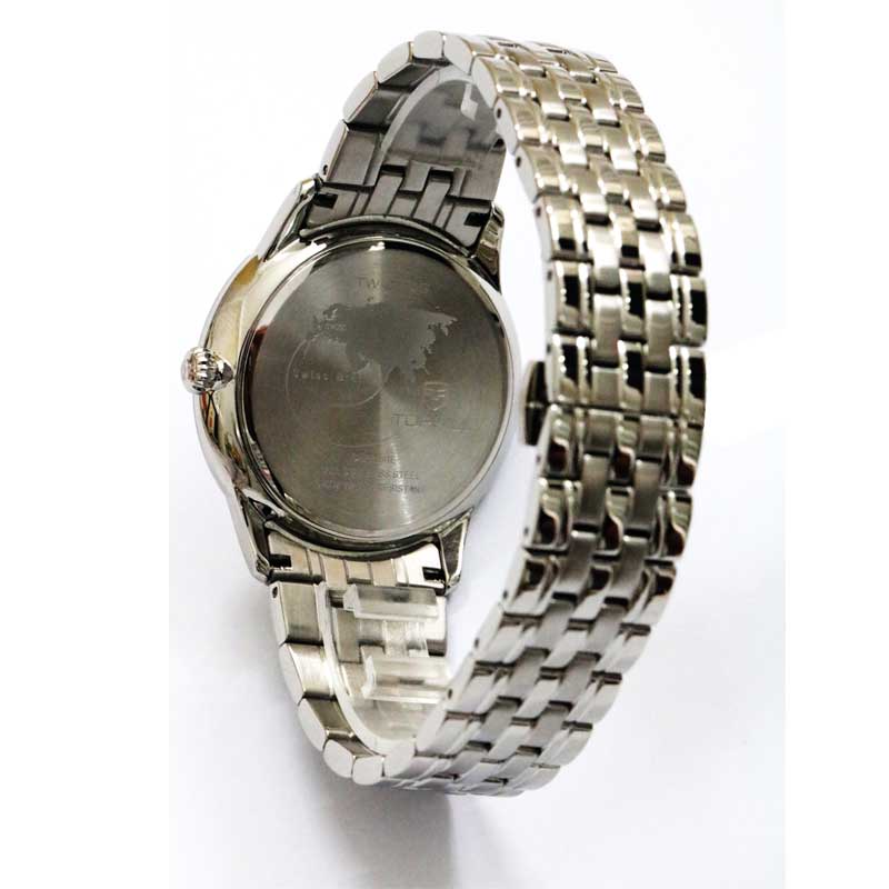 ĐỒNG HỒ TOPHILL TW085G.S1262 Dây và vỏ thép 316L, máy pin, kính sapphire