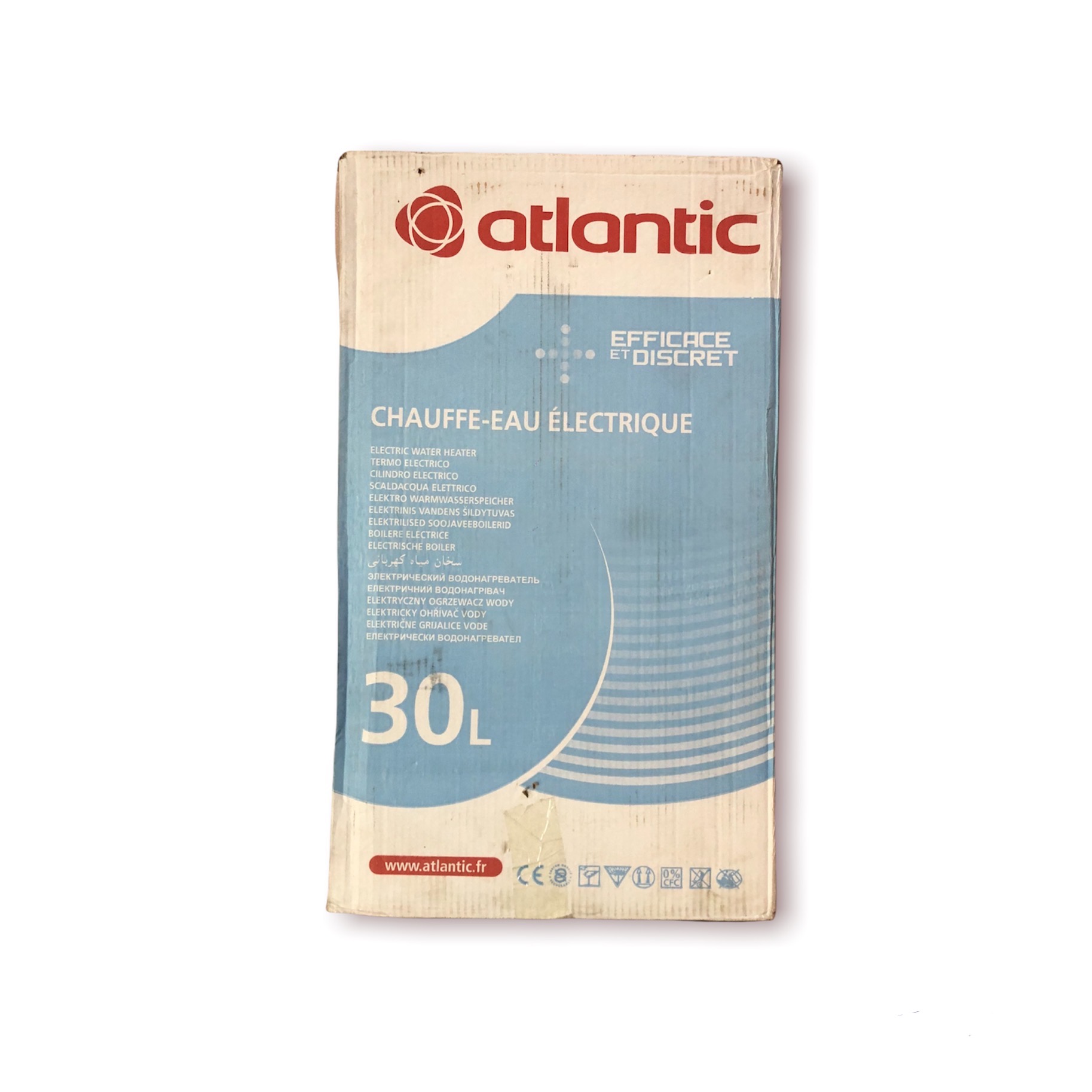 Bình nước nóng gián tiếp Atlantic 30 lít 2000W PC HM 30(Bình đứng) - Hàng chính hãng