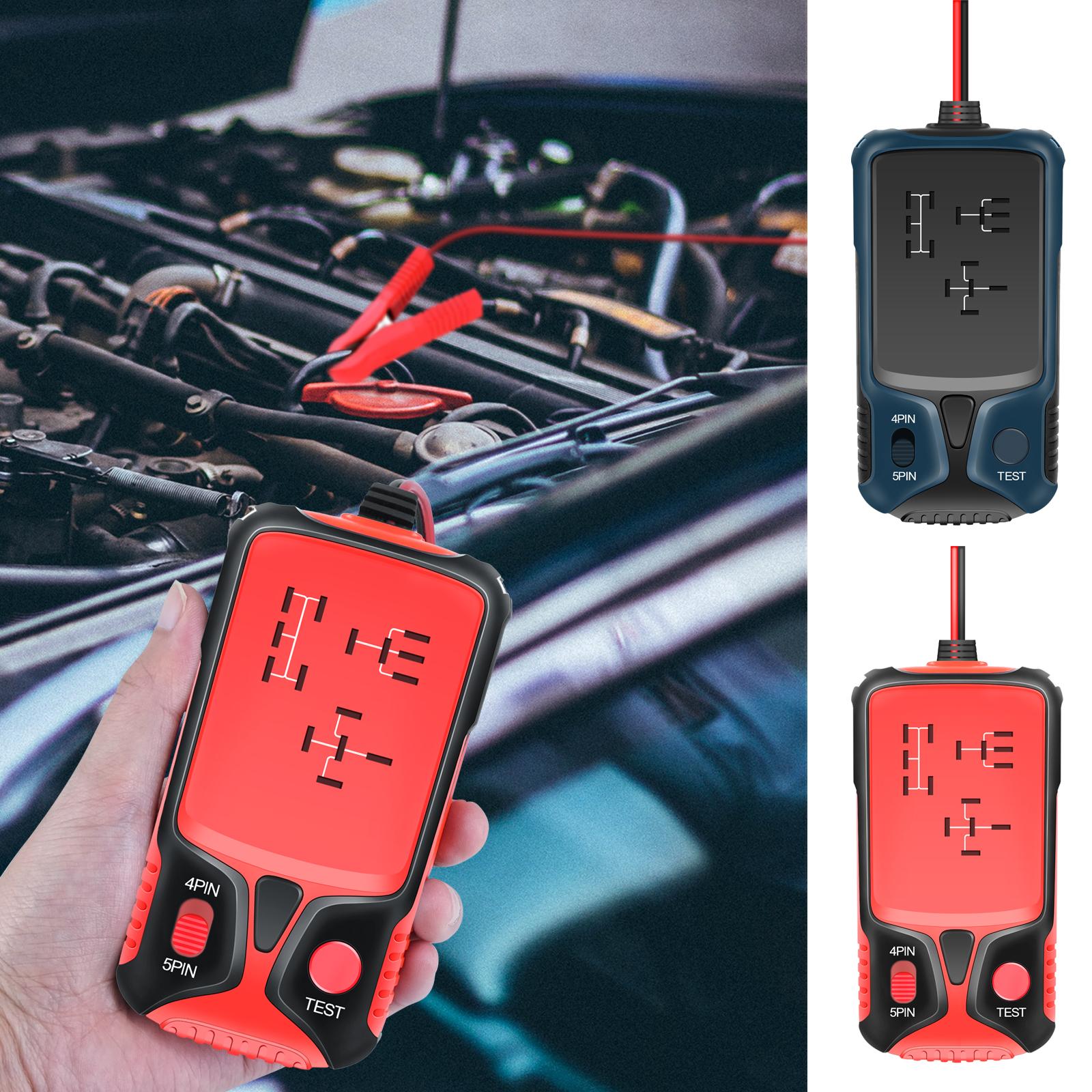 Auto Relay Tester, 12V Battery Checker, Universal Car Relay Diagnostic Tool Voltage Detector