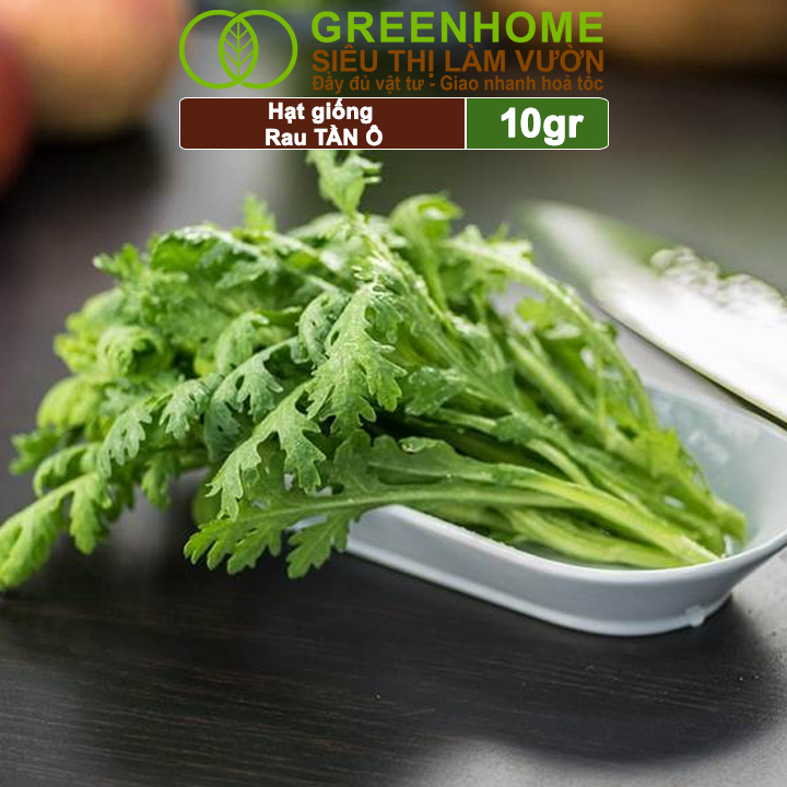 Hạt Giống Rau Tần Ô Greenhome, Gói 10g, Cải Cúc Dễ Trồng, Thu Hoạch Nhanh R02
