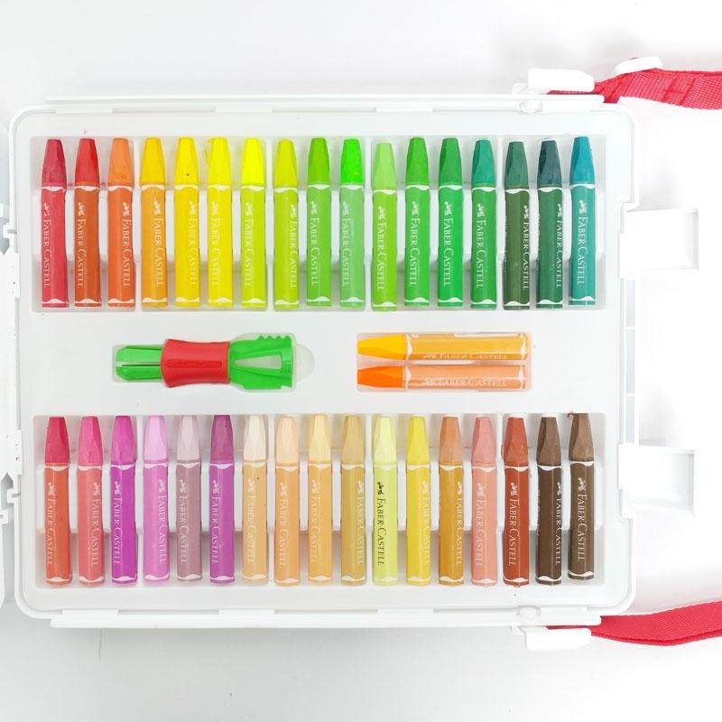 Hộp 72 Bút Sáp Dầu Kèm Chuốt - Faber-Castell 120172