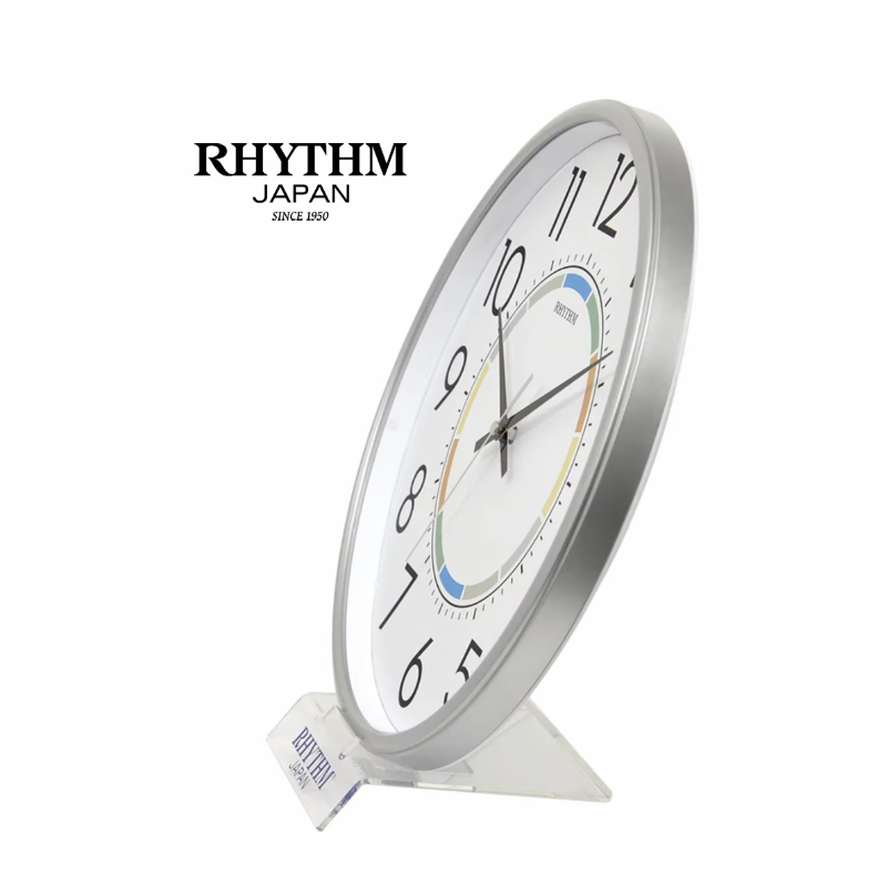 Đồng hồ treo tường Nhật Bản Rhythm CMG595NR19 – Kích Thước 31.0 x 4.5cm, 735g, vỏ nhựa cao cấp, dùng PIN.