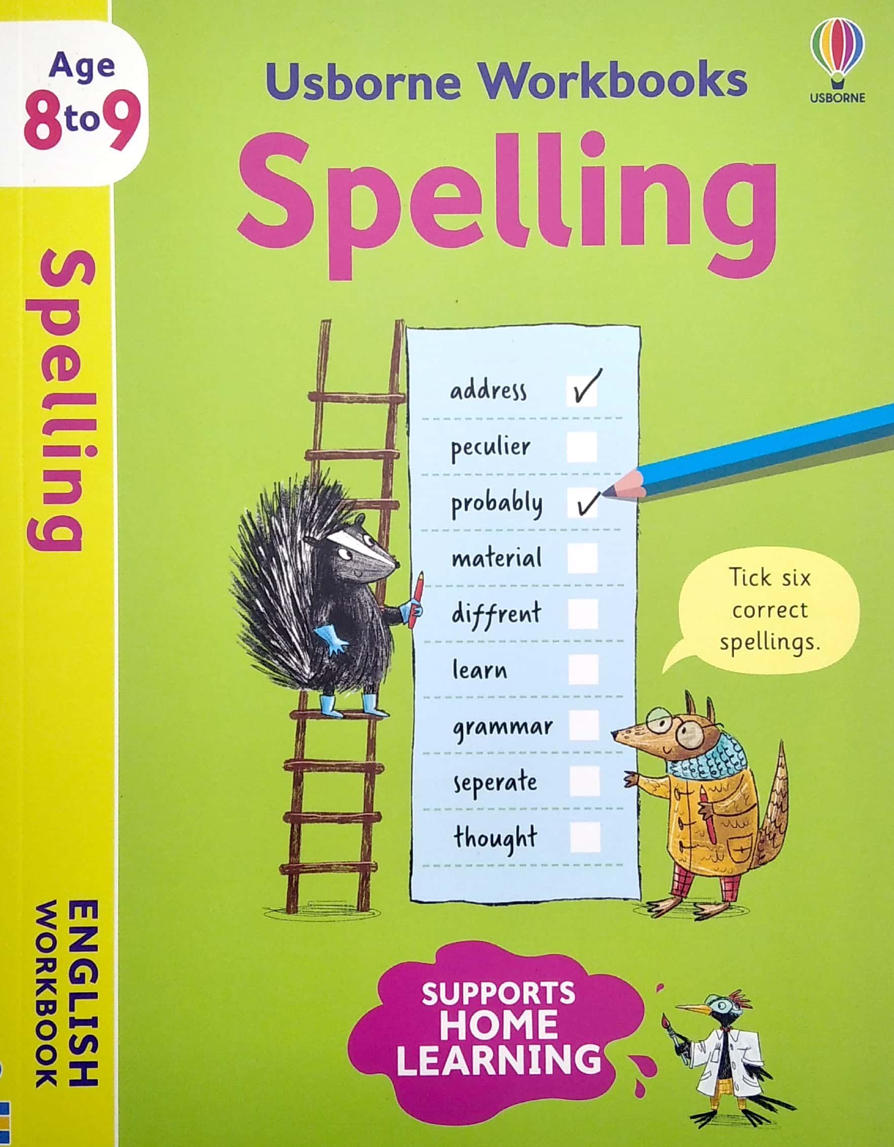 Usborne Workbooks Spelling 8-9